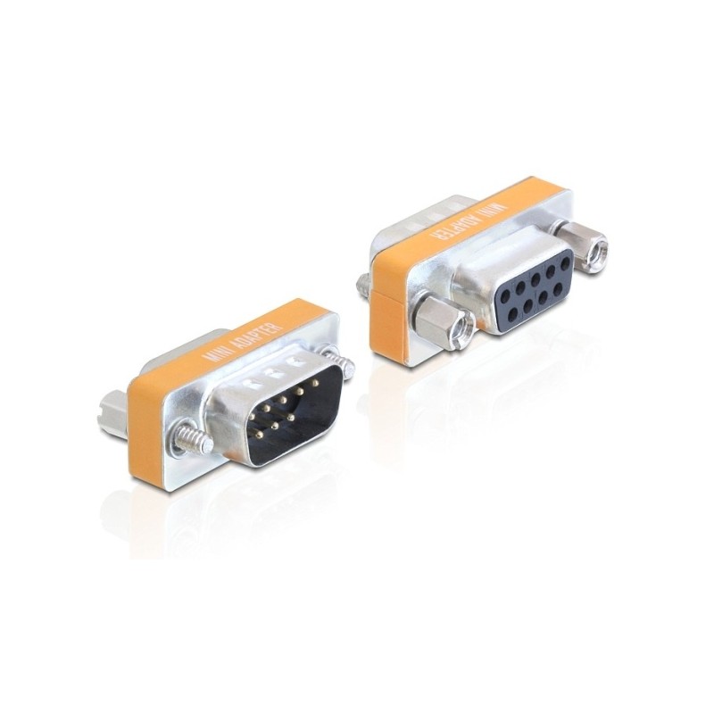 Delock - Null modem adapter - DB-9 (M) do DB-9 (F)