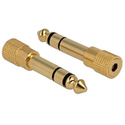 Delock - Audio adaptér - stereo jack s piny (male) do mini-phone stereo 3.5 mm se zdířkami (female)