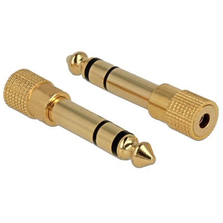 Delock - Audio adaptér - stereo jack s piny (male) do mini-phone stereo 3.5 mm se zdířkami (female)