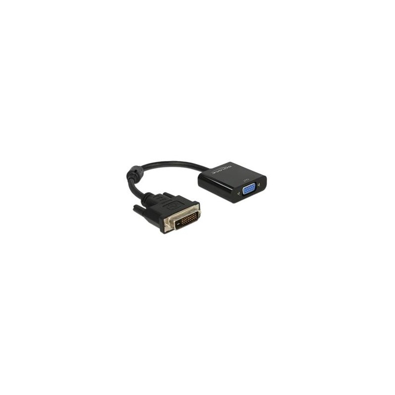 Delock - Nástroj pro převod videa - Lontium LT8511 - DVI - VGA - černá - maloobchod