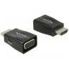 Delock - Nástroj pro převod videa - HDMI - VGA - černá