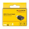 Delock - Zvuková karta - 24 bitu - 96 kHz - mono / stereo - USB 2.0
