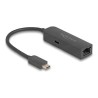 Delock - Sítový adaptér - USB-C 3.0 - 10M/100M/1G/2.5 Gigabit Ethernet - cerná