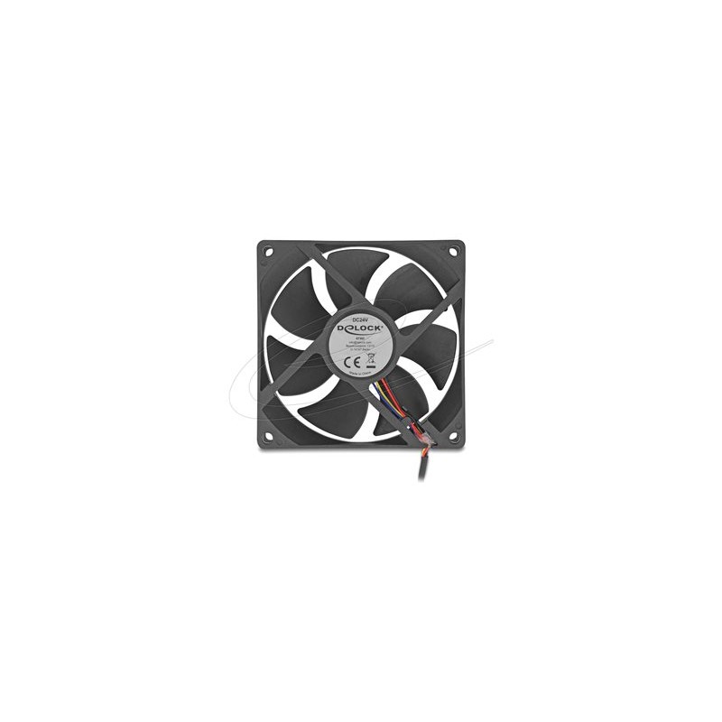 Delock - Ventilátor skríne - axiální - 92 mm - cerná 67302