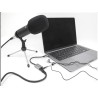 Delock - Adaptér USB-C/jack sluchátek - 24 pin USB-C s piny (male) do mono mini jack, mini-phone stereo 3.5 mm se zdírkami