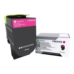 Lexmark X417 - Vysoká výtěžnost - purpurová - originální - kazeta s barvivem LCCP - pro Lexmark CS417dn, CS517de, CX417de