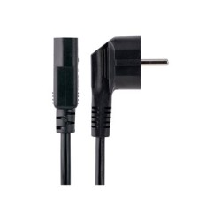 StarTech.com 3m (10ft) Computer Power Cord, 18AWG, EU Schuko to C13 Power Cord, 10A 250V, Black Replacement AC Cord, TV/Monitor