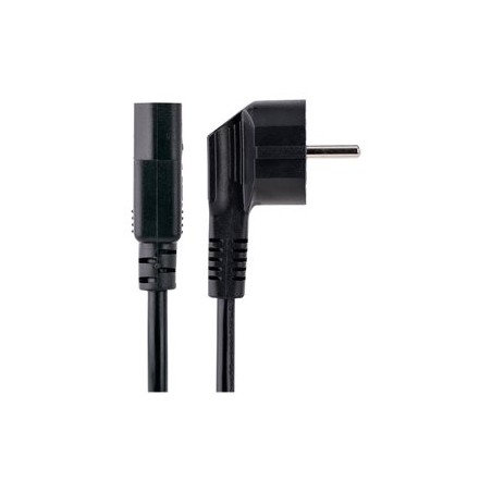 StarTech.com 3m (10ft) Computer Power Cord, 18AWG, EU Schuko to C13 Power Cord, 10A 250V, Black Replacement AC Cord, TV/Monitor
