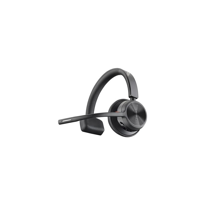 HP Poly Voyager 4310 - Voyager 4300 series - náhlavní souprava - náhlavní - Bluetooth - bezdrátový - USB-C - černá
