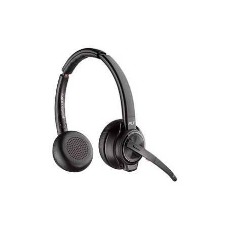 HP Poly Savi 8220 - Savi 8200 series - náhlavní souprava - náhlavní - DECT / Bluetooth - bezdrátový - USB-A přes adaptér