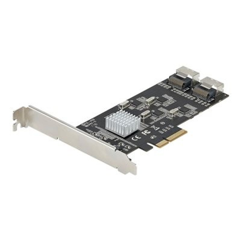 StarTech.com 8 Port SATA PCIe Card, PCI Express 6Gbps SATA Expansion Card with 4 Host Controllers, SATA PCIe Controller Card
