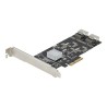 StarTech.com 8 Port SATA PCIe Card, PCI Express 6Gbps SATA Expansion Card with 4 Host Controllers, SATA PCIe Controller Card