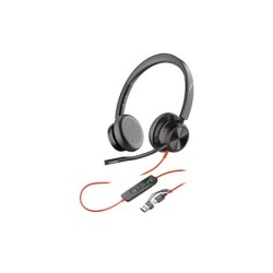 HP Poly Blackwire 8225 - Blackwire 8200 series - náhlavní souprava - náhlavní - kabelové - odstranění šumu - USB-C - černá