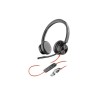 HP Poly Blackwire 8225 - Blackwire 8200 series - náhlavní souprava - náhlavní - kabelové - odstranění šumu - USB-C - černá