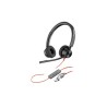 Poly Blackwire 3320 MS Teams náhlavní souprava, USB-C/A adaptér, stereo