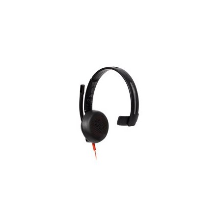 HP Poly Blackwire 5210 - Blackwire 5200 series - náhlavní souprava - náhlavní - kabelové - 3.5 mm jack, USB-C - černá