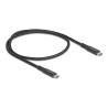 Delock - USB kabel - 24 pin USB-C (M) do 24 pin USB-C (M) - 20 V - 5 A - 50 cm - USB napájení (100W), podpora Power Delivery