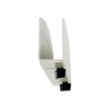 Ergotron Vertical Small CPU Holder - Upevňovací komponent (držák CPU, nárazník) - ocel - bílá - pro P/N: SV42-8302-2
