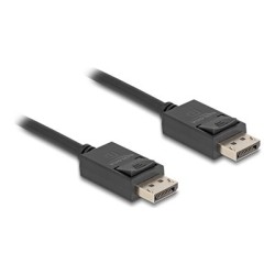 Delock - Kabel DisplayPort - DisplayPort (M) do DisplayPort (M) - DisplayPort 2.1 - 2 m - podpora 8K60Hz (7680 x 4320) - cerná