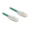 Delock - Sítový kabel - RJ-45 (M) do RJ-45 (M) - 3 m - 4.9 mm - U/FTP - CAT 6a - neobsahuje halogen, tenký, zakrivená západka