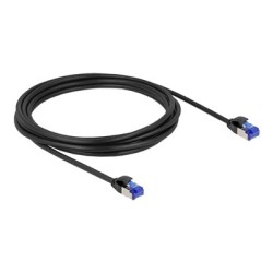 Delock - Sítový kabel - RJ-45 (M) do RJ-45 (M) - 2 m - 4.5 mm - S/FTP - CAT 6a - neobsahuje halogen, provedení bez hrbolku