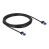 Delock - Sítový kabel - RJ-45 (M) do RJ-45 (M) - 2 m - 4.5 mm - S/FTP - CAT 6a - neobsahuje halogen, provedení bez hrbolku