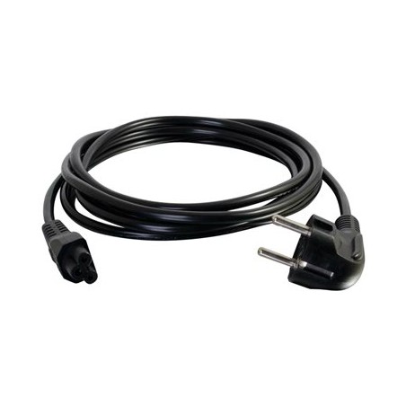 C2G Laptop Power Cord - Elektrický kabel - IEC 60320 C5 do power CEE 7/7 (M) - AC 250 V - 2 m - lisovaný - černá - Evropa