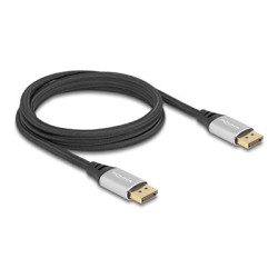 Delock - Kabel DisplayPort - DisplayPort (M) do DisplayPort (M) - DisplayPort 2.1 - 2 m - rychlost prenosu dat až 40 Gbps
