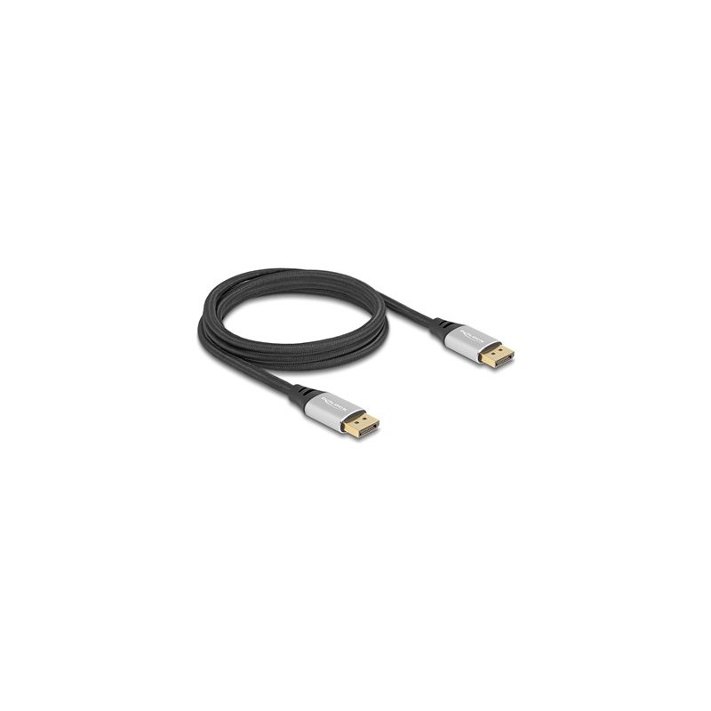Delock - Kabel DisplayPort - DisplayPort (M) do DisplayPort (M) - DisplayPort 2.1 - 2 m - rychlost prenosu dat až 40 Gbps