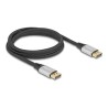 Delock - Kabel DisplayPort - DisplayPort (M) do DisplayPort (M) - DisplayPort 2.1 - 2 m - rychlost prenosu dat až 40 Gbps