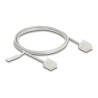 Delock - Patch kabel - RJ-45 (M) krátký do RJ-45 (M) krátký - 1 m - 2.6 mm - UTP - CAT 6 - lisovaný, ultra-tenký - šedá