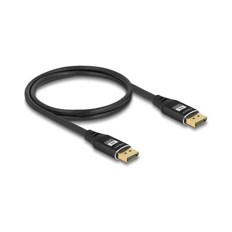 Delock - Kabel DisplayPort - DisplayPort (M) do DisplayPort (M) - DisplayPort 1.4 - 1 m - podpora 8K60Hz - cerná