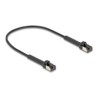 Delock - Patch kabel - RJ-45 (M) naklonený až do 60° do RJ-45 (M) naklonený až do 60° - 25 cm - 3.8 mm - U/FTP - CAT 8.1
