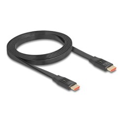 Delock - Vysoká rychlost - kabel HDMI s ethernetem - HDMI s piny (male) do HDMI s piny (male) - 2 m - cerná - podpora 8K60Hz