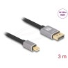 Delock - Kabel DisplayPort - Mini DisplayPort (M) do DisplayPort (M) - DisplayPort 1.4 - 3 m - podpora 8K60Hz - šedá, cerná