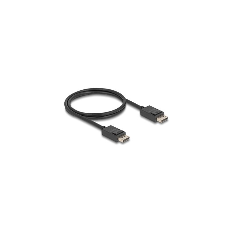 Delock - Kabel DisplayPort - DisplayPort (M) s jazýckem do DisplayPort (M) s jazýckem - DisplayPort 2.1 - 1 m - rychlost