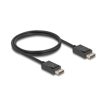 Delock - Kabel DisplayPort - DisplayPort (M) s jazýckem do DisplayPort (M) s jazýckem - DisplayPort 2.1 - 1 m - rychlost