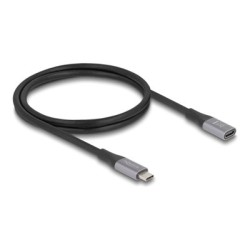 Delock - Prodlužovací USB kabel - 24 pin USB-C (M) do 24 pin USB-C (F) - USB 2.0 / USB 3.2 / USB4 / Thunderbolt 3 - 48 V - 5 A
