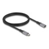 Delock - Prodlužovací USB kabel - 24 pin USB-C (M) do 24 pin USB-C (F) - USB 2.0 / USB 3.2 / USB4 / Thunderbolt 3 - 48 V - 5 A