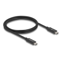 Delock - USB kabel - 24 pin USB-C (M) do 24 pin USB-C (M) - Thunderbolt 4 - 48 V - 5 A - 1 m - podpora napájení až 240 W