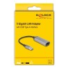 Delock - Sítový adaptér - USB-A - 10M/100M/1G/2.5G/5G Gigabit Ethernet x 1 - antracit