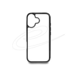 Delock - Zadní kryt pro mobilní telefon - termoplastický polyuretan (TPU), polykarbonát (PC) - pruhledná, cerná - pro Apple