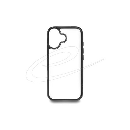 Delock - Zadní kryt pro mobilní telefon - termoplastický polyuretan (TPU), polykarbonát (PC) - pruhledná, cerná - pro Apple