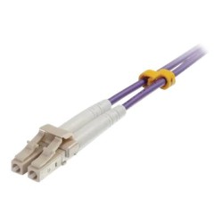 C2G 1m LC/LC OM4 LSZH Fibre Patch - Purple - Patch kabel - multirežim LC (M) do multirežim LC (M) - 1 m - 1 m - optické vlákno