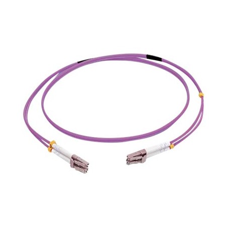 C2G 2m LC/LC OM4 LSZH Fibre Patch - Purple - Patch kabel - multirežim LC (M) do multirežim LC (M) - 2 m - 2 m - optické vlákno