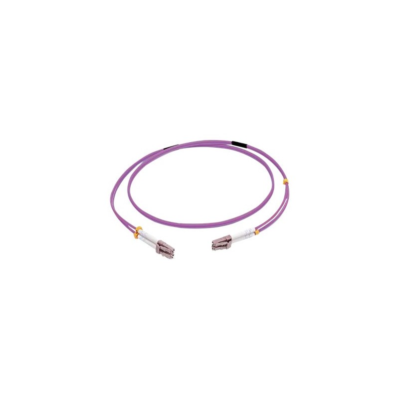 C2G 5m LC/LC OM4 LSZH Fibre Patch - Purple - Patch kabel - multirežim LC (M) do multirežim LC (M) - 5 m - 5 m - optické vlákno