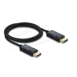Delock - Kabel DisplayPort - DisplayPort (M) do DisplayPort (M) - 1 m - podpora 8K120Hz (7680 x 4320), podpora 4K240Hz (3840 x