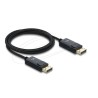 Delock - Kabel DisplayPort - DisplayPort (M) do DisplayPort (M) - 1 m - podpora 8K120Hz (7680 x 4320), podpora 4K240Hz (3840 x