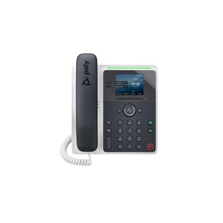 HP Poly Edge E100 - Telefon VoIP s identifikací volajícího/čekajícím hovorem - 3-cestný možnost volání - SIP, SDP - půlnoční