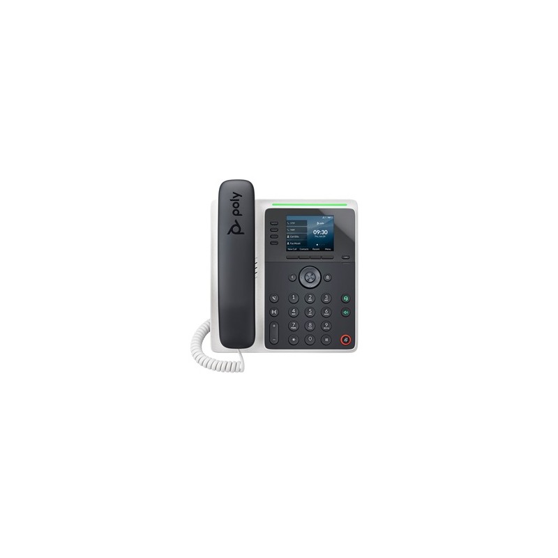HP Poly Edge E220 - Telefon VoIP s identifikací volajícího/čekajícím hovorem - 3-cestný možnost volání - SIP, SDP - multi-line